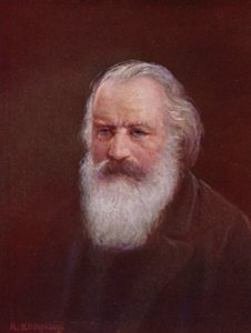 Brahms (färg litho) av Rudolf Klingsbogl