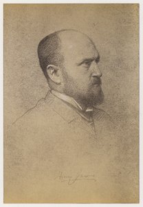 Henry James (litho) av Rudolf Lehmann