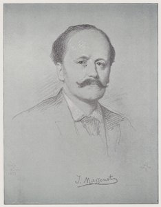 Jules Emile Frederic Massenet (litho) av Rudolf Lehmann
