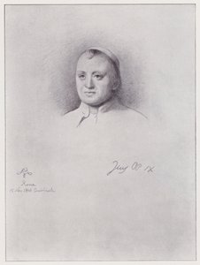 Påve Pius IX (litho) av Rudolf Lehmann