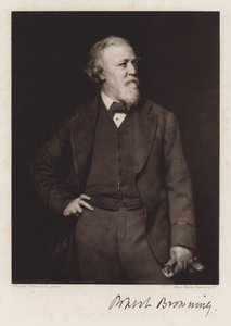 Robert Browning (litho) av Rudolf Lehmann
