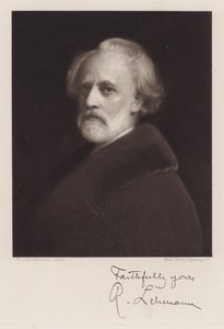 Rudolf Lehmann, Självporträtt (lito)