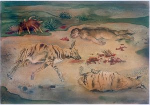 Fleischfressend, vom Fleische gefressen von Rudolf Schlichter