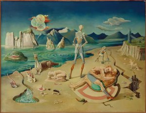 Strandleben am Styx von Rudolf Schlichter