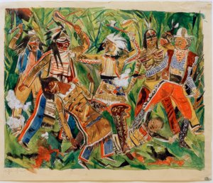 Vilda västern av Rudolf Schlichter