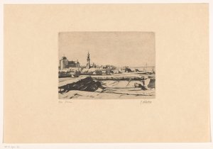 Veere (originaltitel på objekt) av Rudolf Schönberg (signed by artist)