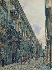 Prins Eugene av Savojens vinterpalats på Himmelpfortgasse i Wien