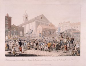 Val i Covent Garden, London, 1818.