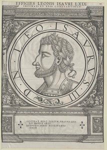 Östromerske kejsaren Leo III (tryck)