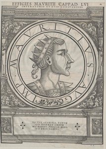 Östromerske kejsaren Maurice (tryck)