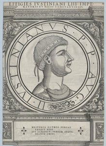 Kejsare av det bysantinska riket Justinianus I (tryck)