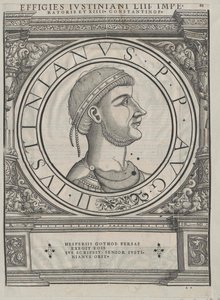 Kejsare av det bysantinska riket Justinianus I (tryck)