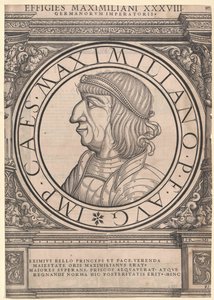 Heliga romerska kejsaren Maximilian I (tryck) av Rudolph Wyssenbach