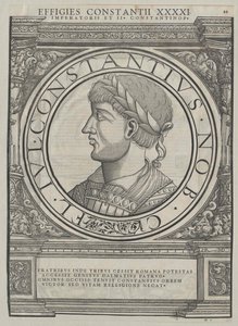 Romerske kejsaren Constantius II (tryck)