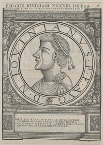 Romerske kejsaren Flavius Jovianus (tryck)