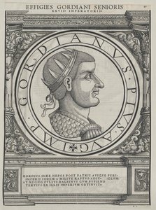 Romerske kejsaren Gordianus I (tryck) av Rudolph Wyssenbach