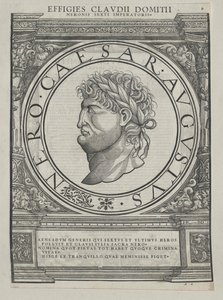 Romerske kejsaren Nero (tryck) av Rudolph Wyssenbach