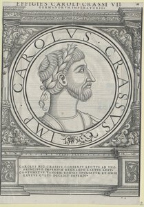 Den tjocke kejsaren Karl III (tryck)