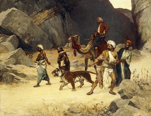 Tigerjakten, 1896 av Rudolphe Ernst