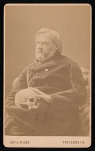 Porträtt av Alexander Ecker 1816-1887, ca 1870-talet. av Ruf and Dilger
