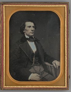 Utan titel porträtt av en sittande man, 1855. av Rufus Anson