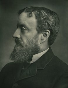 The Right Honorable Sir Michael Edward Hicks-Beach, Baronet, c1899. av Russell and Sons