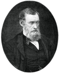 William Edward Forster, brittisk industriman från 1800-talet och liberala partiets statsman, 1900.