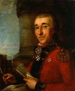 Porträtt av generalgreve Alexey Arakcheyev, sent 1700-tal