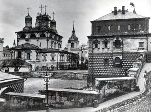 Romanovbojarernas hus i tecknets kloster och tecknets katedral, Moskva av Russian Photographer