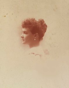Marie Pavlovna de Russie - storhertiginna Maria Pavlovna av Ryssland (1854-1920), anonym . Silvergelatinfotografering av Russian Photographer