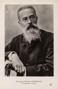 Nikolai Rimsky-Korsakov, rysk kompositör av Russian Photographer