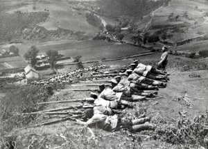 Ryska trupper under det rysk-japanska kriget, 1904 av Russian Photographer