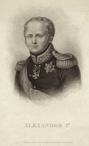 Alexander 1 - kejsare av Ryssland (1777-1825) av Russian School
