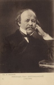 Alexander Sergeyevich Dargomizhsky, rysk kompositör (1813-1869) av Russian School