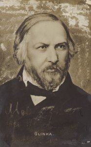 Mikhail Ivanovich Glinka, rysk kompositör (1804-1857) av Russian School