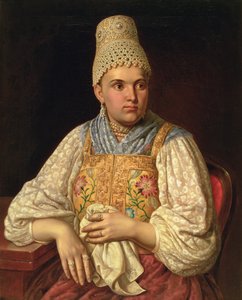 Porträtt av Anna Petrovna Filatova, ca 1840 (par 74387)