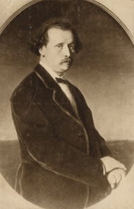 Porträtt av Anton Rubinstein av Russian School