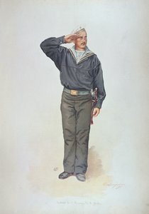 Rysk sjöman i den ryska flottans uniform i slutet av artonhundratalet