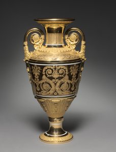 Vas, tillverkad av St. Petersburg Imperial Porslinsfabrik, c.1820-30 av Russian School