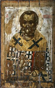 Sankt Nikolaus, 1300-talet. av Russian icon.