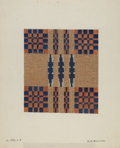 Coverlet detalj av Ruth M. Barnes