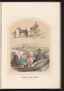 Traditionell dräkt i Nordholland, 1857 Provinsen norra Holland. /XXIV (titel på objekt)