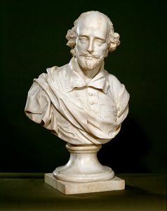 Byst av William Shakespeare, 1760 av Rysbrack