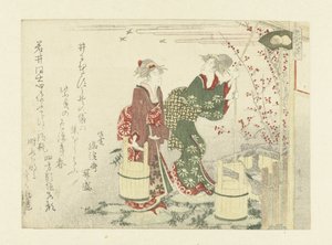 Dra vatten från brunnen Det lila skalet Det lila skalet (titel på objekt) av Ryuryukyo Shinsai