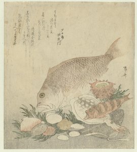 Fisk och snäckor av Ryuryukyo Shinsai