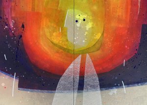 Ett livfullt kosmiskt sken av SAN STARLING