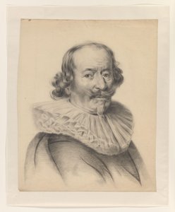 Porträtt av en 1600-talsman av S.A. van der Heim