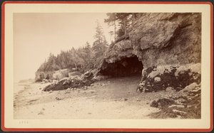 [Grotta, möjligen vid Mt. Desert, Maine] av S.R. Stoddard