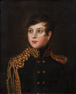 Porträtt av prins Alexander Pavlovich Stroganov 1795-1814, ca 1812 av S.S. Svintsov