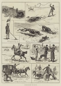 Coursing-matcher (gravyr) av S.T. (after) Dadd